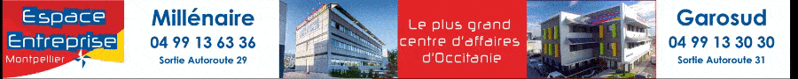 Espace Entreprise Millénaire — Montpellier · Garosud, le plus grand centre d'affaires d'Occitanie