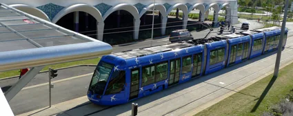Tramway de Montpellier desservant le centre-ville